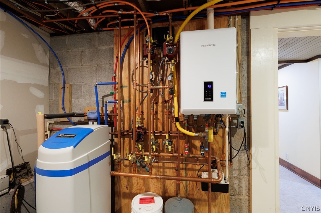 18490 Otter Point Road Orleans, NY 13640 - Photo 20 of 45 boiler unit with on-demand hot water
