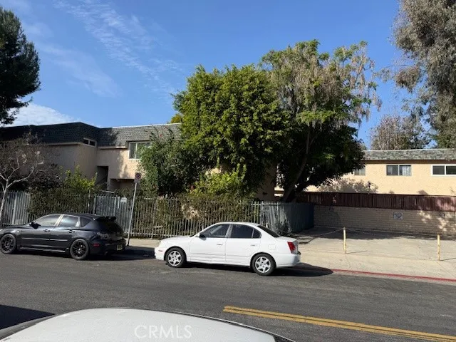 a view of a car parking