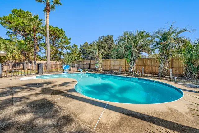 a view of outdoor space yard and swimming pool