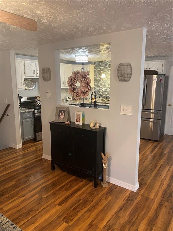 149 North View Heights Road New Florence, PA 15944 - Photo 15 of 31 a kitchen with stainless steel appliances wooden floor and a refrigerator
