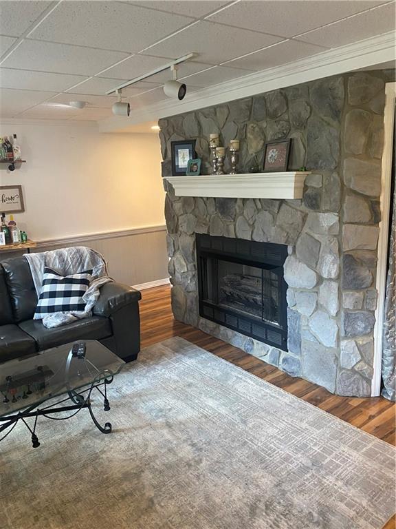 149 North View Heights Road New Florence, PA 15944 - Photo 25 of 31 a living room with furniture and a fireplace