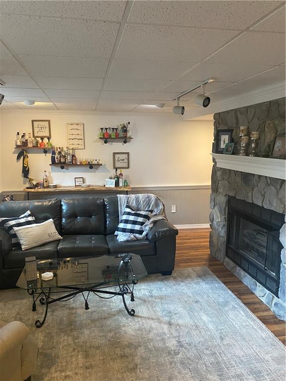 149 North View Heights Road New Florence, PA 15944 - Photo 27 of 31 a living room with furniture and a fireplace