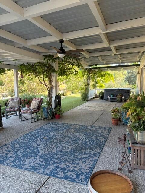 980 Old Ranch Road Solvang, CA 93463 - Photo 21 of 41 rear covered patio w spa