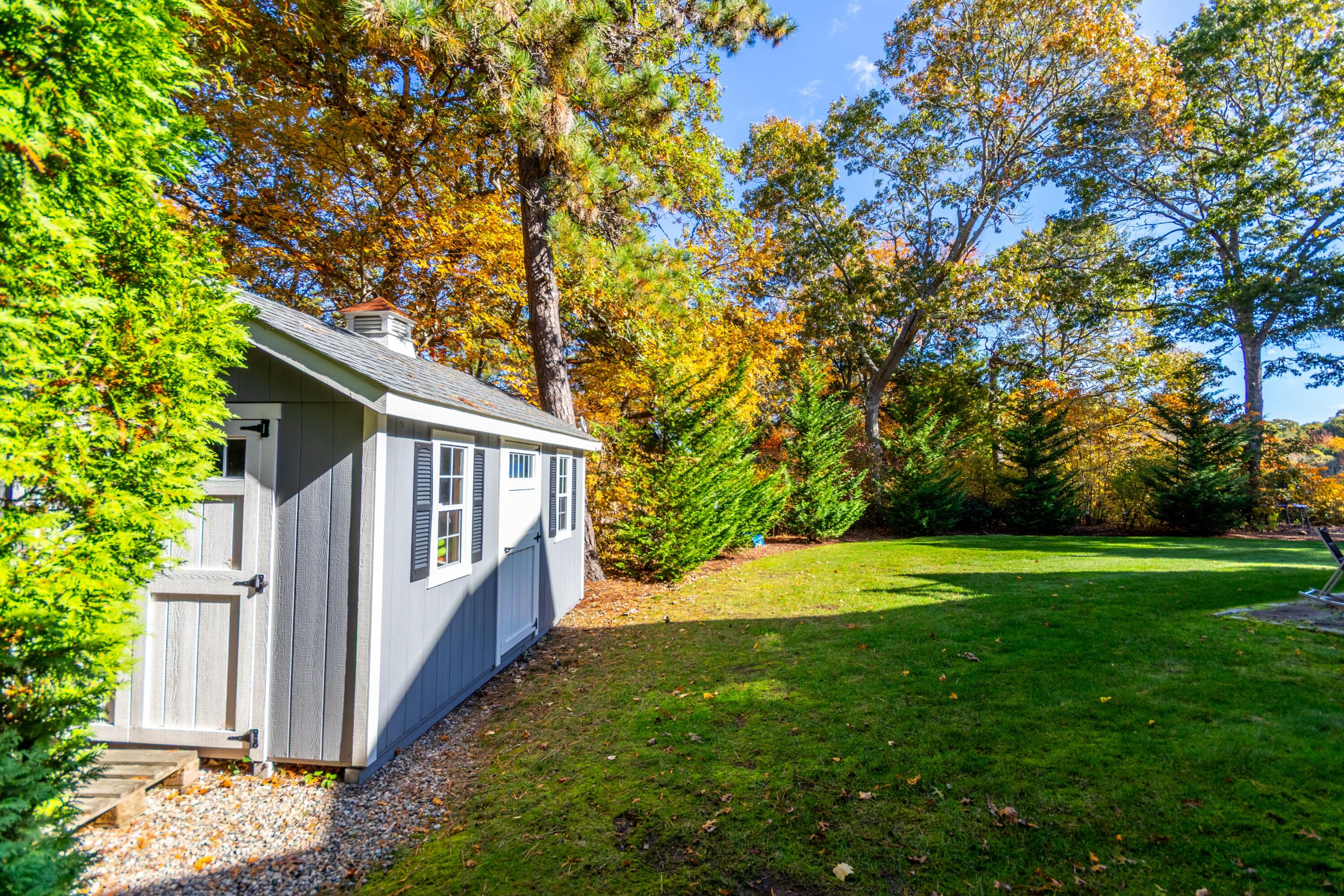 42 Fells Pond Road Mashpee, MA 02649 - Photo 36 of 37 Back yard with shed