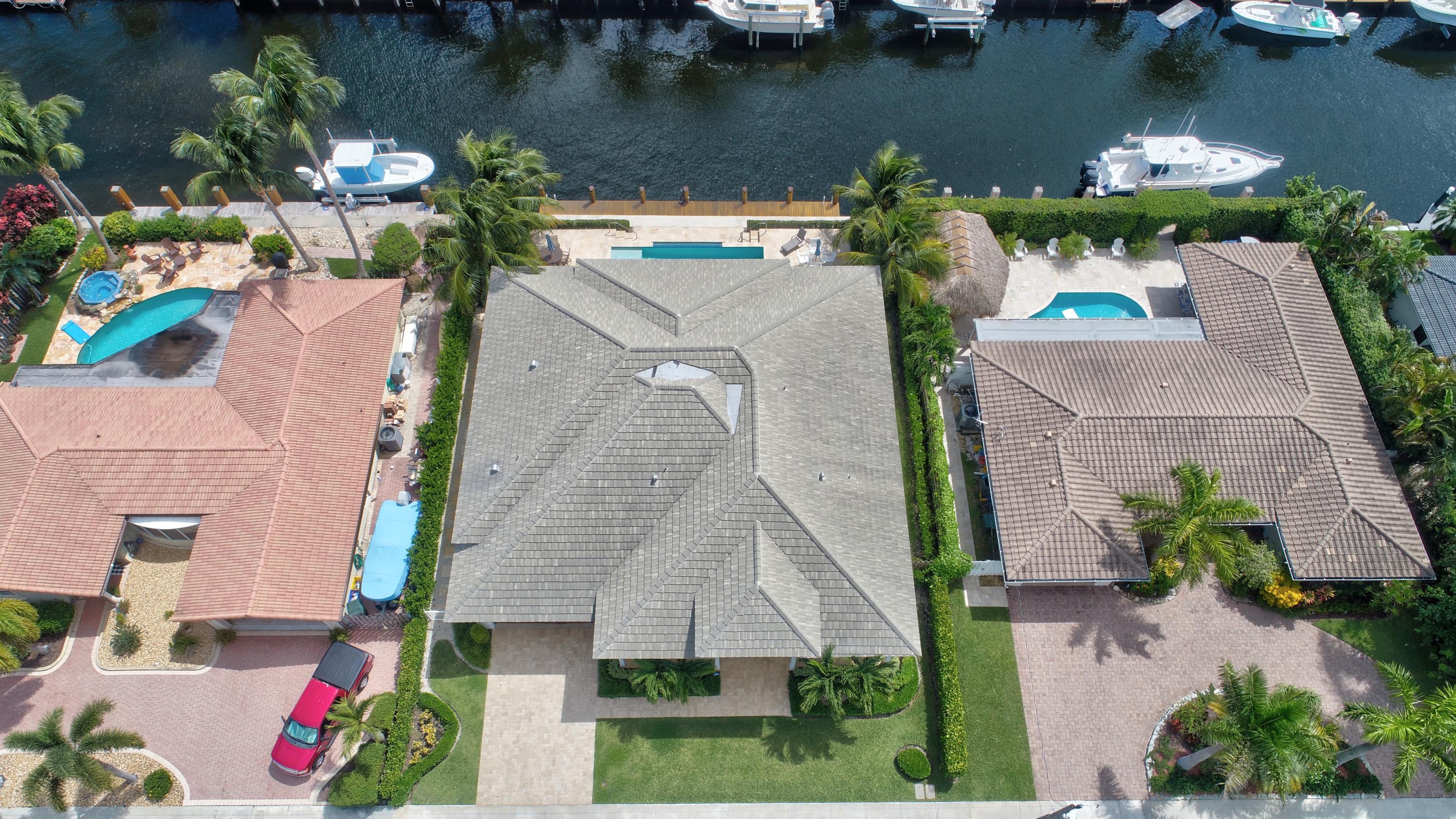800 Northeast 69th Street Boca Raton, FL 33487 - Photo 58 of 67 Aerial House & Canal View