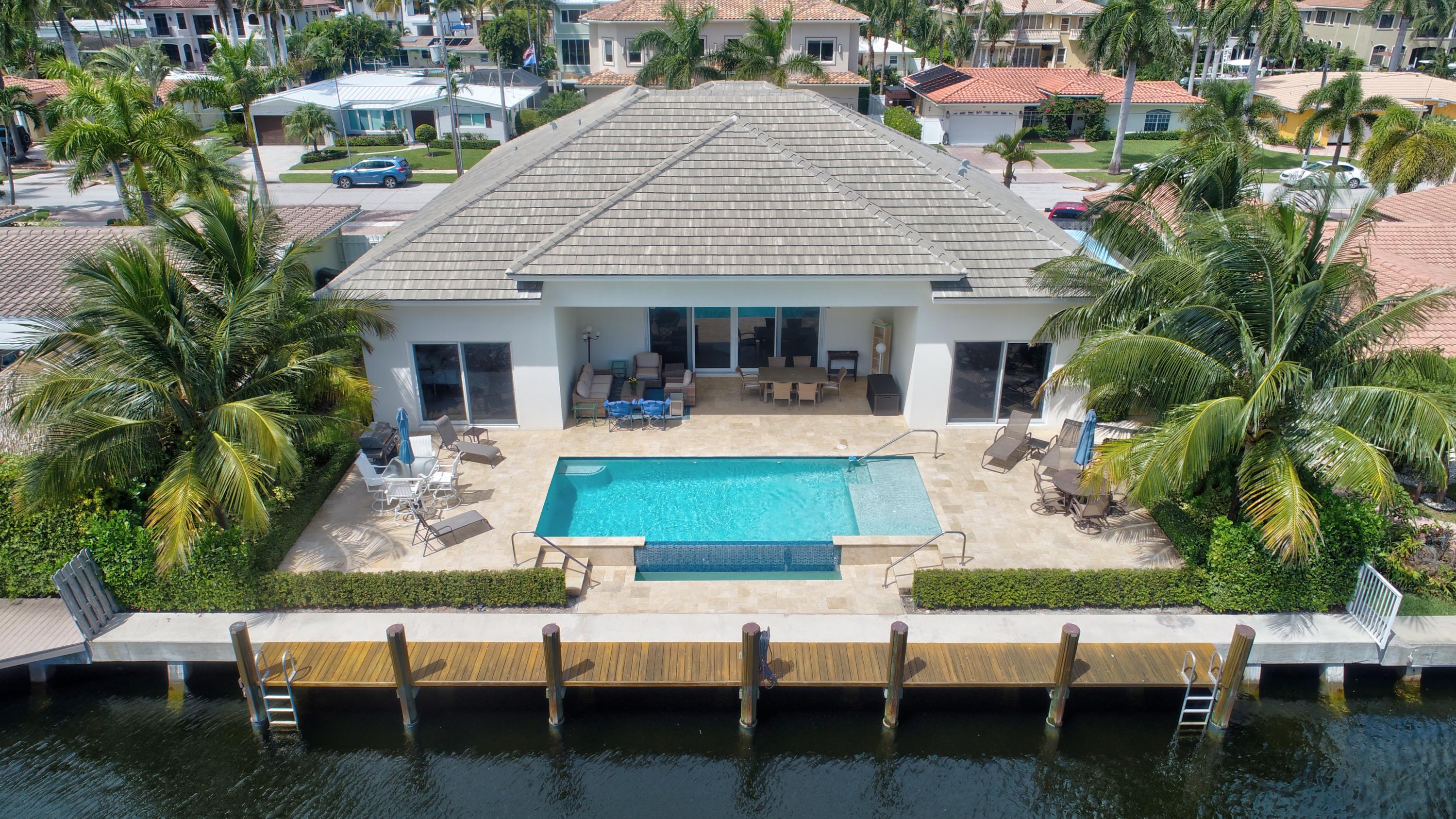 800 Northeast 69th Street Boca Raton, FL 33487 - Photo 59 of 67 Aerial House & Pool