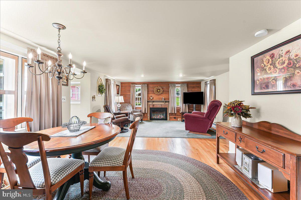 1439 Middletown Road Glen Mills, PA 19342 - Photo 10 of 45 a view of a livingroom and dining room and wooden floor