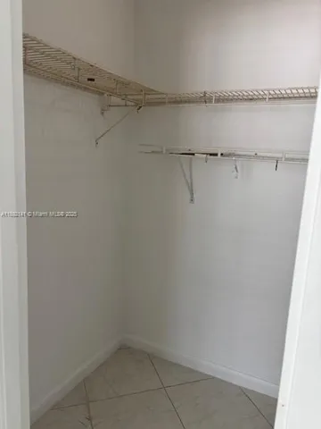 a view of a walk in closet