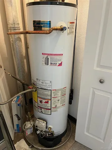 a view of water heater room