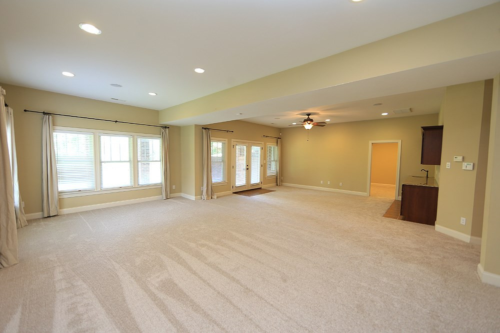 637 Competition Road Raleigh, NC 27603 - Photo 27 of 30 Pictures just don't do this space justice! There is so much room down here that you just have to see it to appreciate it. Not to mention there is a great, private, covered patio just past the double doors. Basement