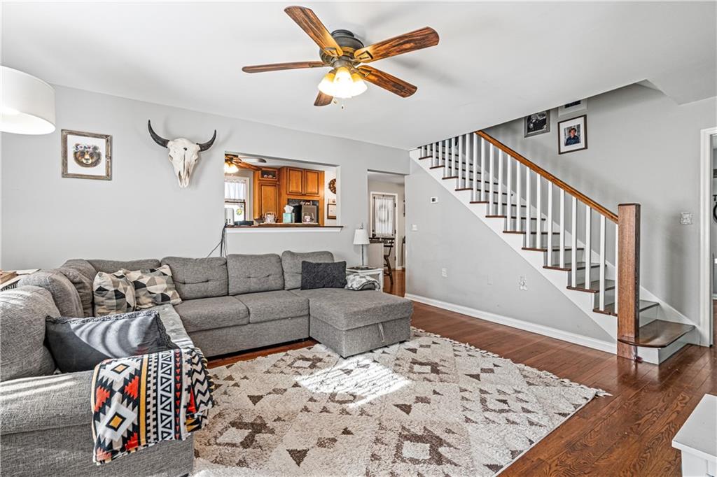 2332 Highway 168 Georgetown, PA 15043 - Photo 2 of 33 a living room with furniture and wooden floor