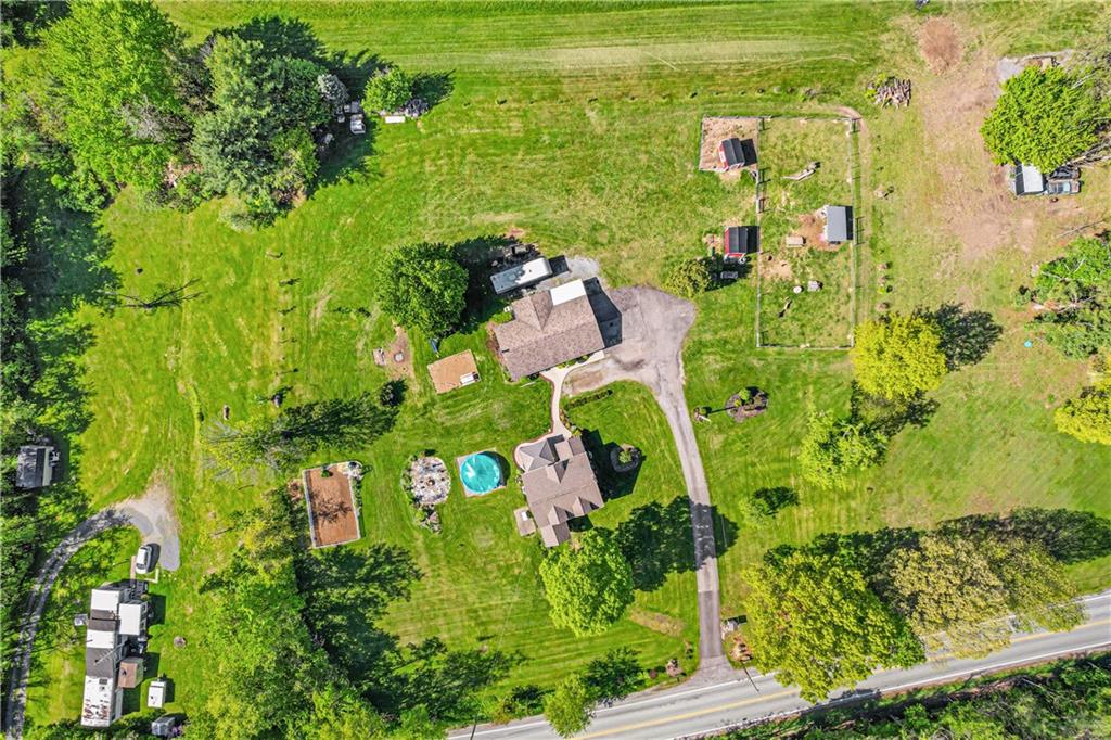 2332 Highway 168 Georgetown, PA 15043 - Photo 23 of 33 an aerial view of a residential houses with outdoor space and trees all around
