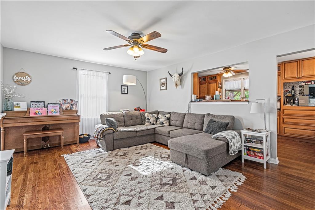 2332 Highway 168 Georgetown, PA 15043 - Photo 3 of 33 a living room with furniture and a wooden floor