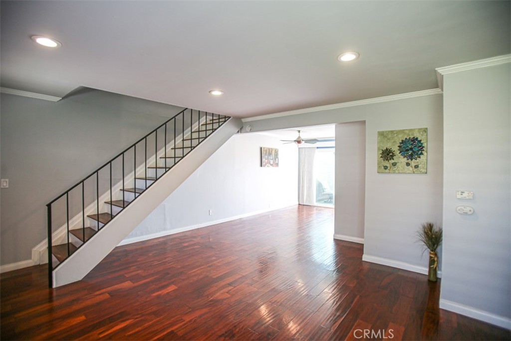 11058 Grant Way Stanton, CA 90680 - Photo 16 of 40 a view of an entryway with wooden floor