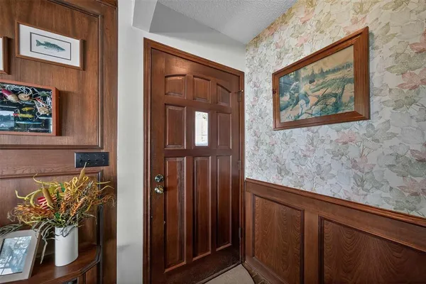 a view of front door