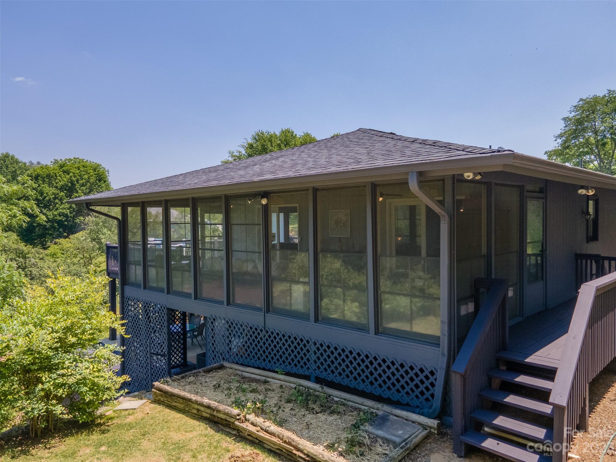 209 Emerald Hill Road Franklin, NC 28734 - Photo 27 of 33 a view of a wooden deck