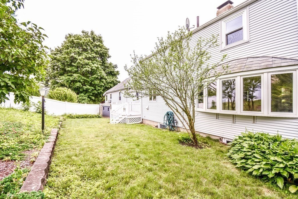 34 Farnum Road Waltham, MA 02453 - Photo 23 of 29 a view of a yard with plants and large trees