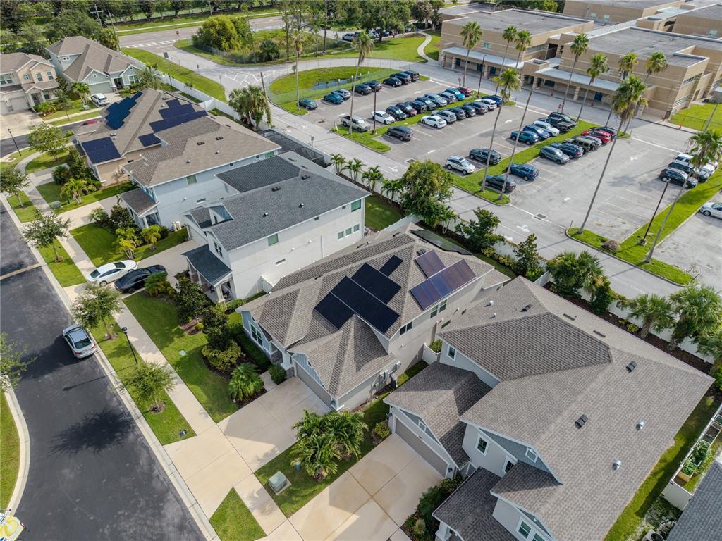 16409 Lucia Gardens Lane Tampa, FL 33625 - Photo 40 of 48 an aerial view of a house with a garden