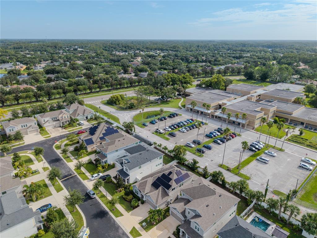 16409 Lucia Gardens Lane Tampa, FL 33625 - Photo 43 of 48 an aerial view of a city with lots of residential buildings