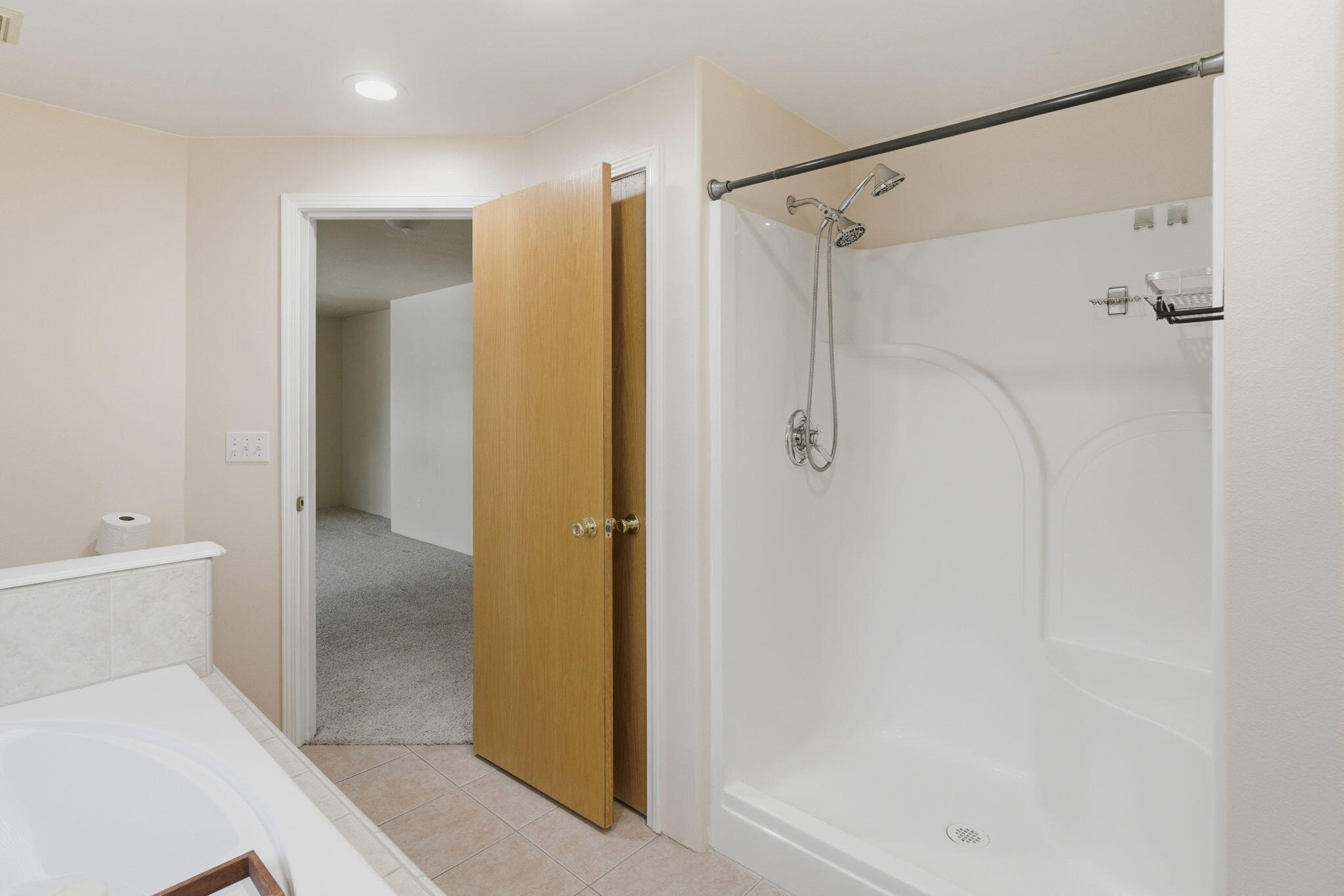 196 Nadine Lane Central Point, OR 97502 - Photo 27 of 54 a bathroom with a shower and a glass door