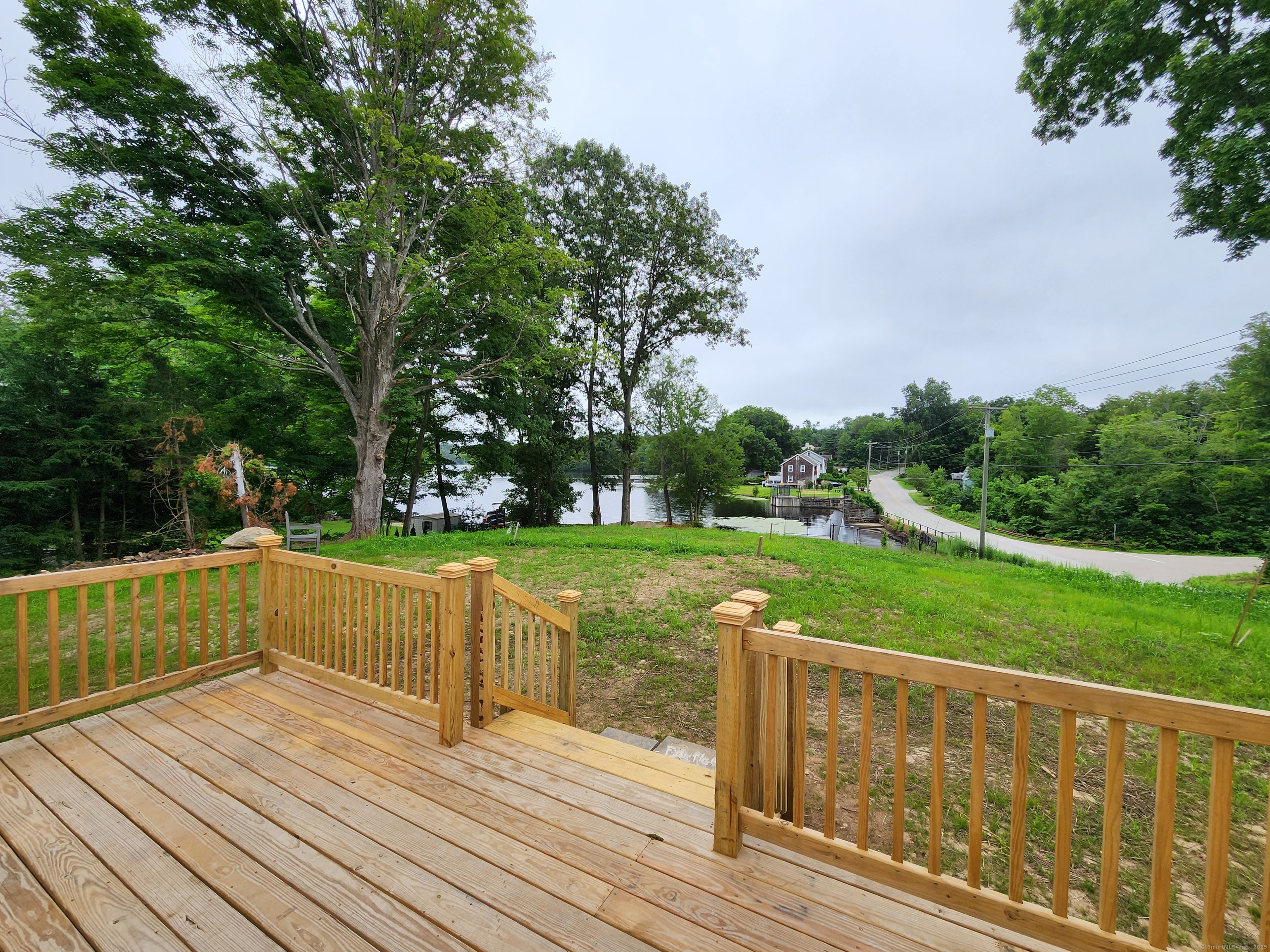 154 Falls Road East Haddam, CT 06469 - Photo 34 of 39 a view of a deck with a yard