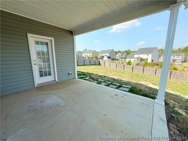 a view of an outdoor space and balcony