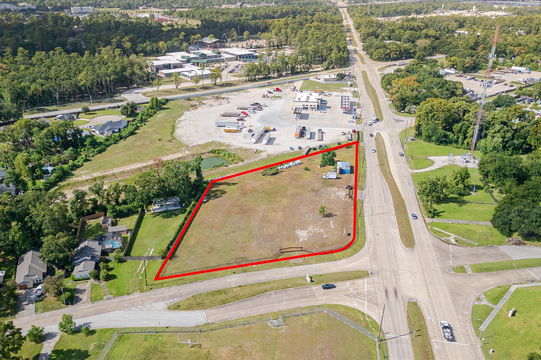 16030 Old Humble Road Humble, TX 77396 - Photo 4 of 17 a view of a city from a balcony