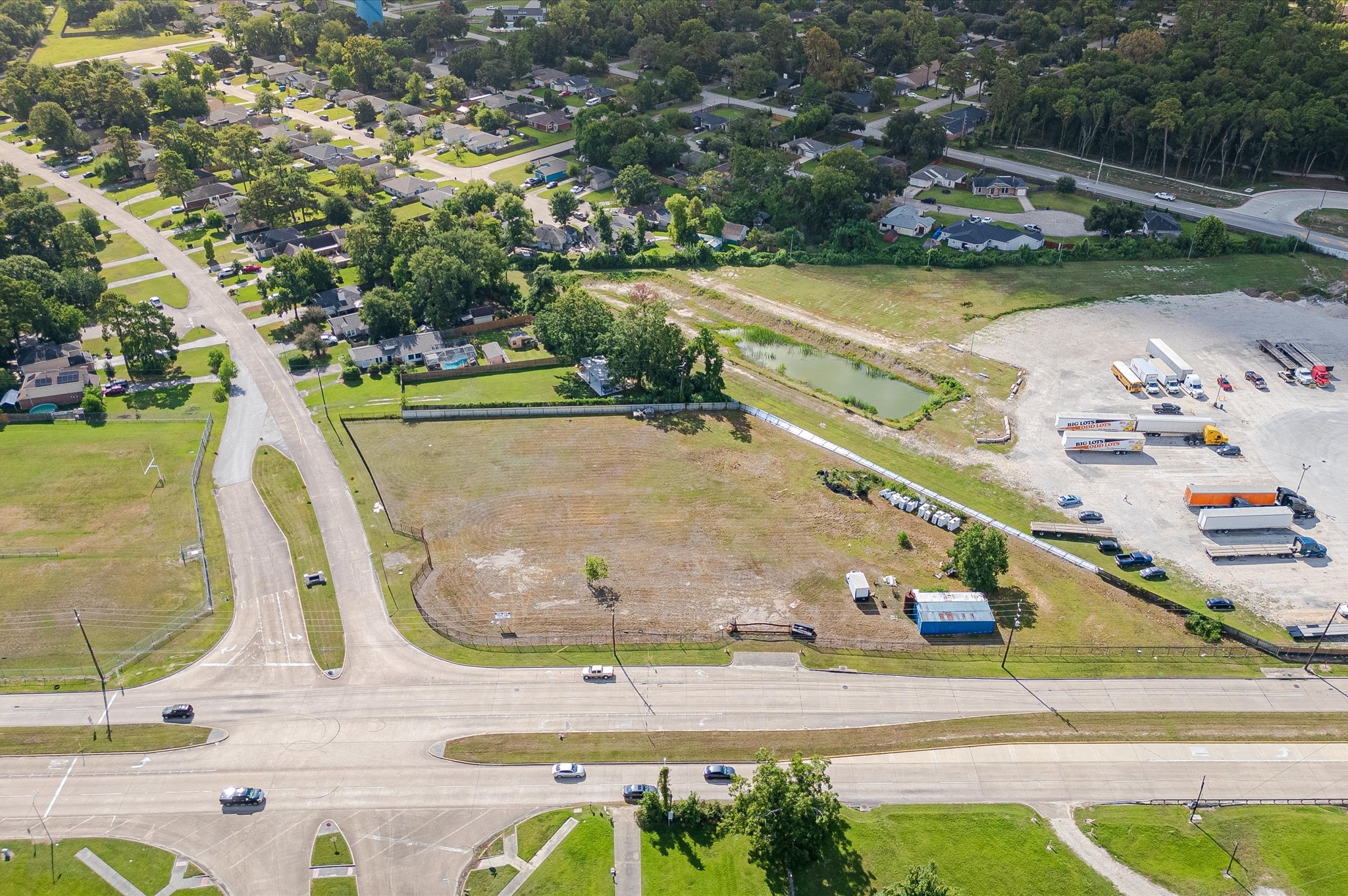 16030 Old Humble Road Humble, TX 77396 - Photo 9 of 17 a view of a swimming pool with a yard