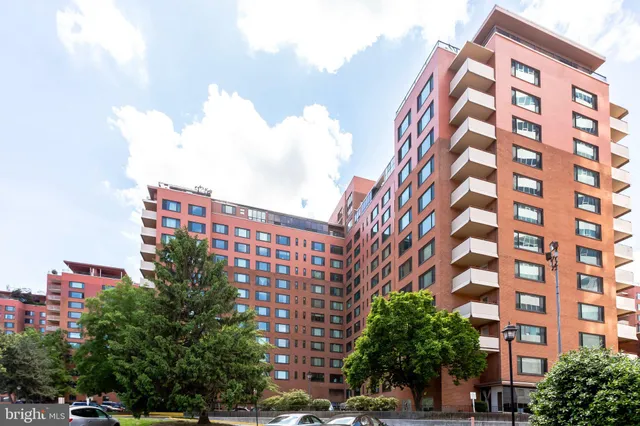 a front view of a building