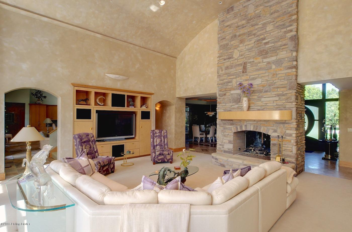 3607 River Ridge Cove Prospect, KY 40059 - Photo 8 of 36 Great Room with Maple Built-ins & Access to Pool Area