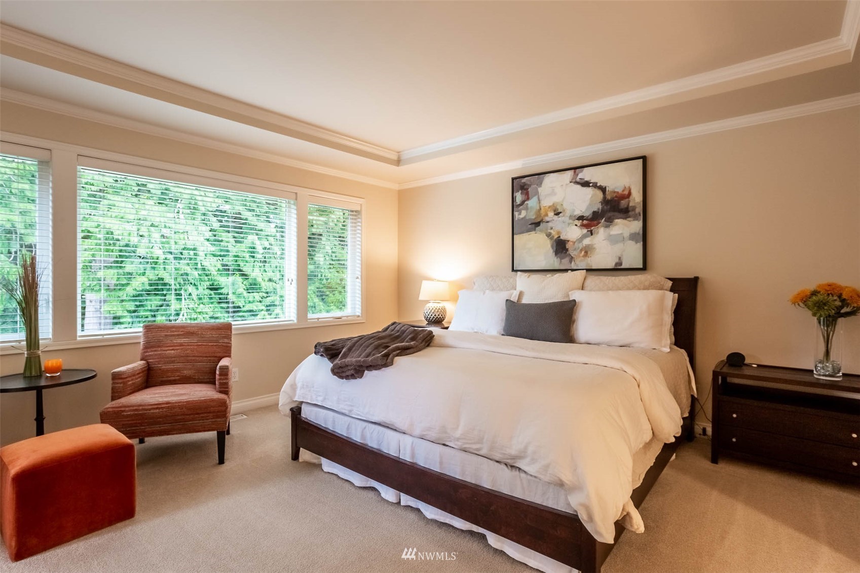 1903 240th Place Southeast Bothell, WA 98021 - Photo 22 of 36 a bedroom with bed and a large window