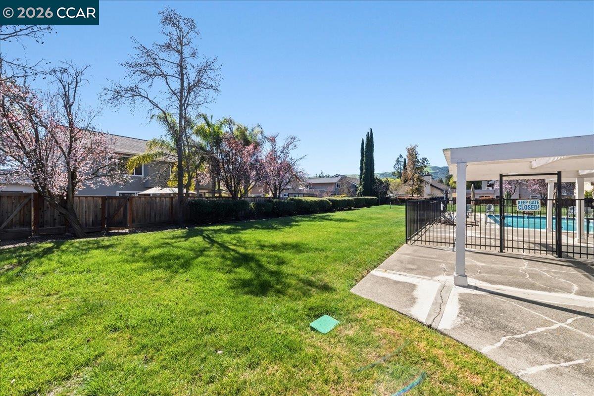 10005 Foxboro Circle San Ramon, CA 94583 - Photo 43 of 48 a view of a backyard with sitting area