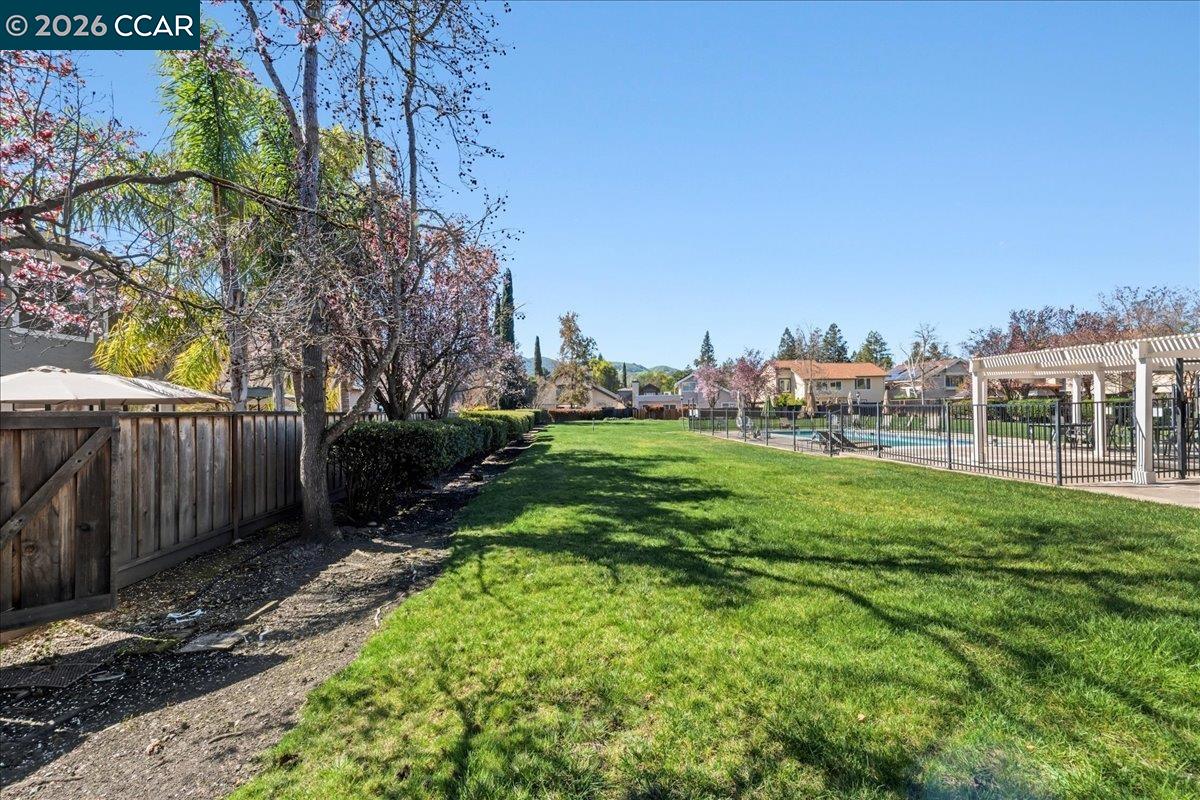 10005 Foxboro Circle San Ramon, CA 94583 - Photo 44 of 48 a view of a backyard with a garden and plants