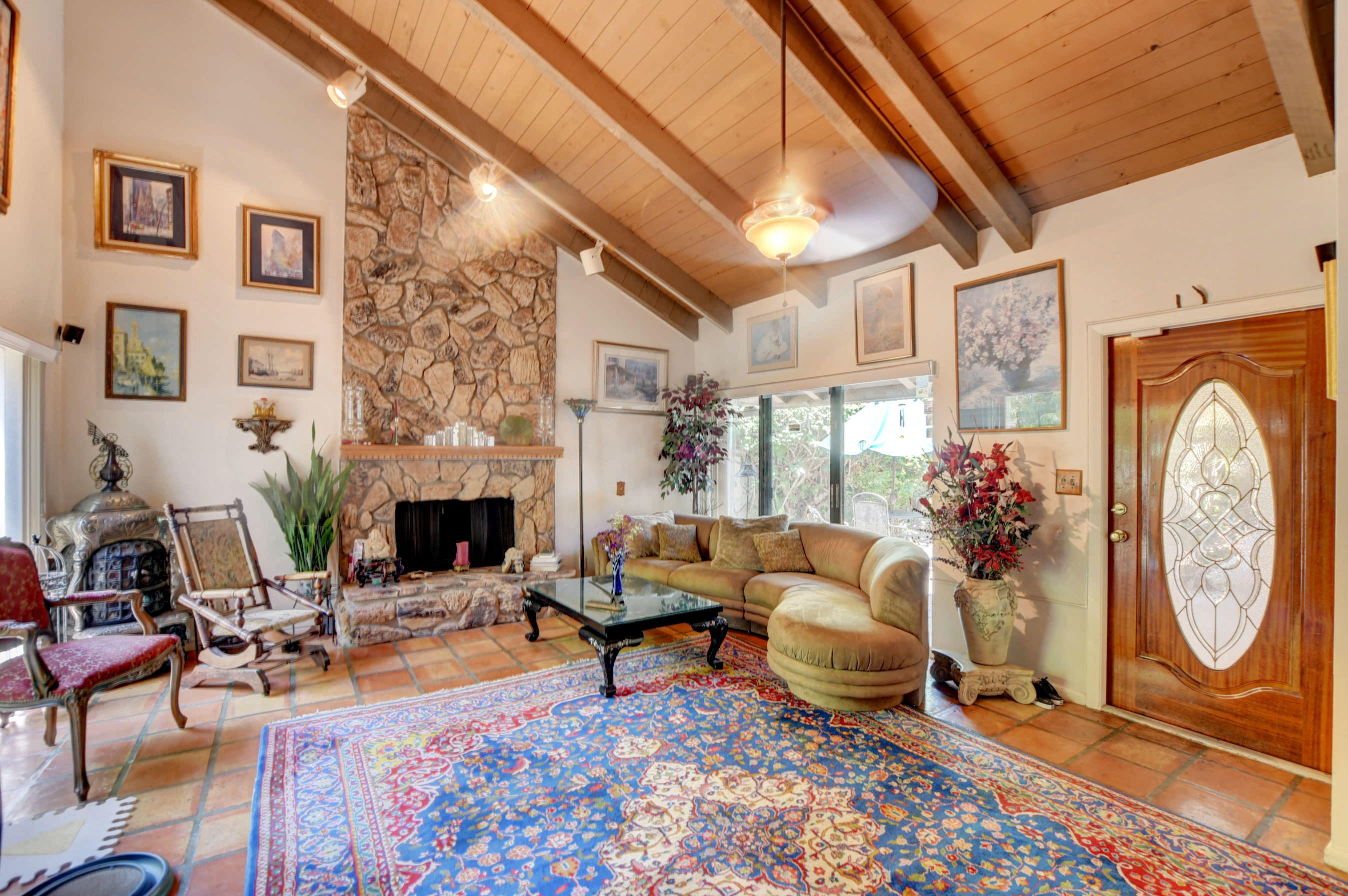 6476 Contempo Lane Boca Raton, FL 33433 - Photo 4 of 26 Living Room/Fireplace