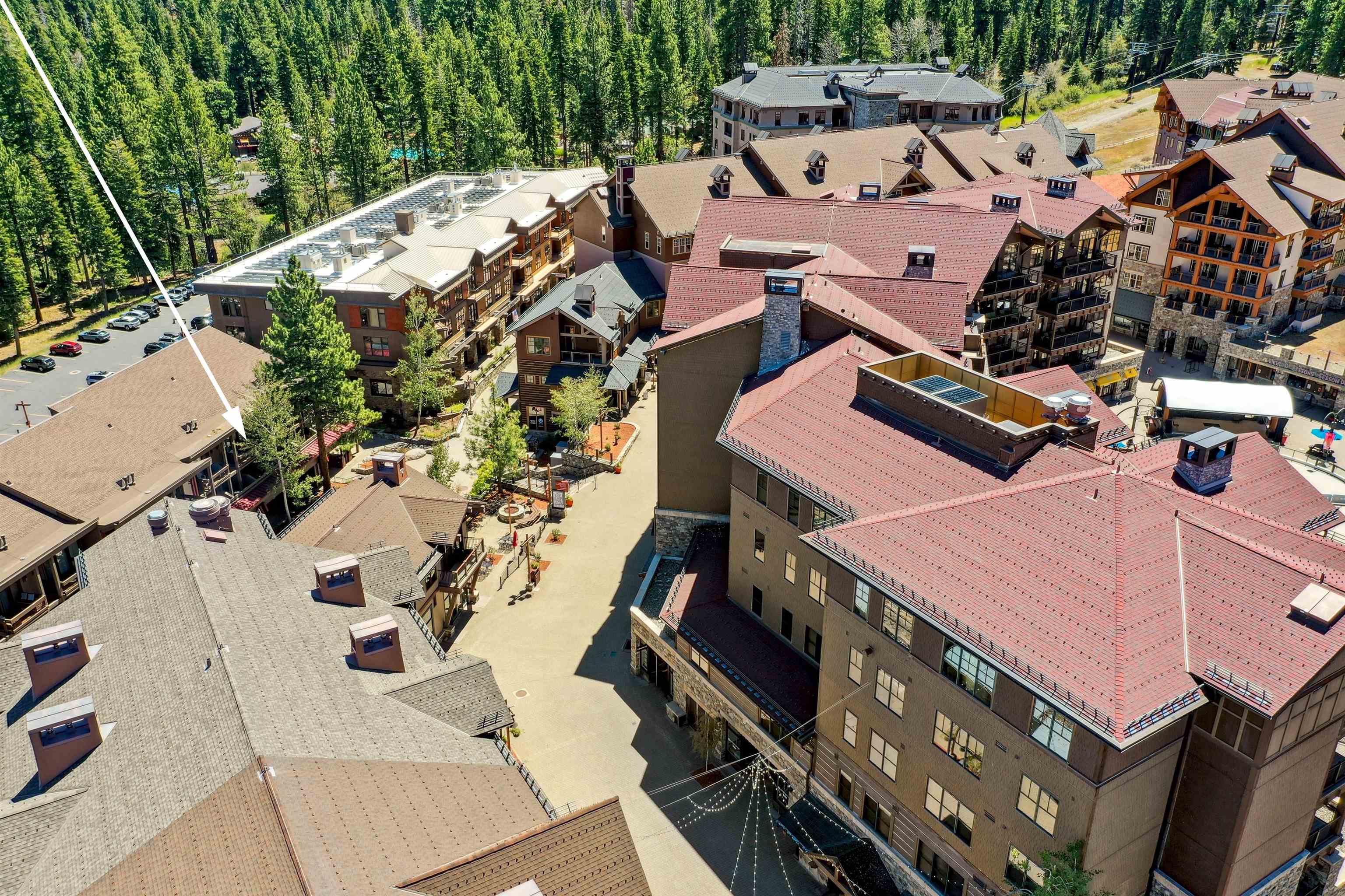 2000 North Village Drive, Unit 234 Truckee, CA 96161 - Photo 16 of 27 an aerial view of multiple houses with yard