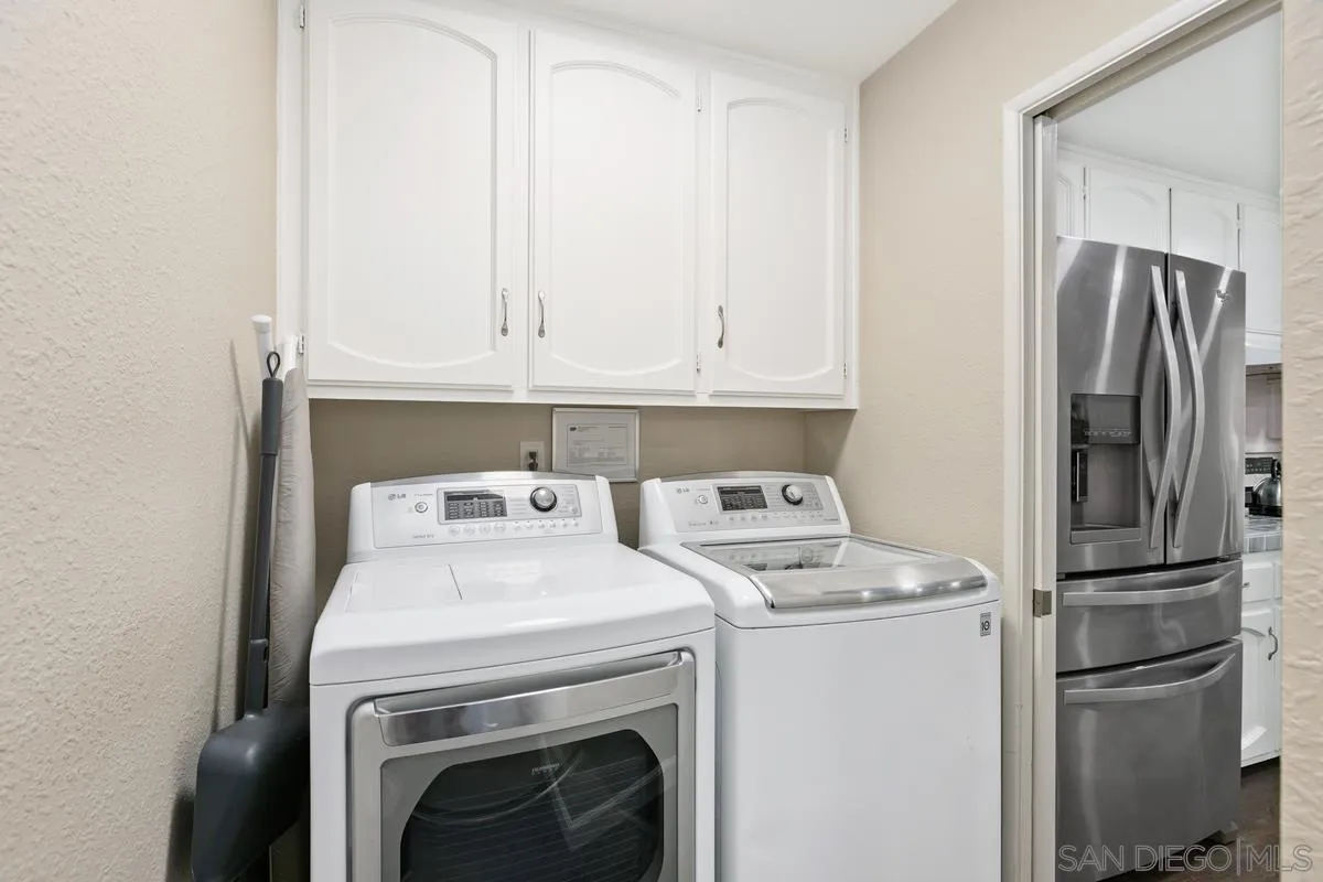 644 Silver Strand Boulevard Imperial Beach, CA 91932 - Photo 16 of 19 a view of washer and dryer with kitchen in the background