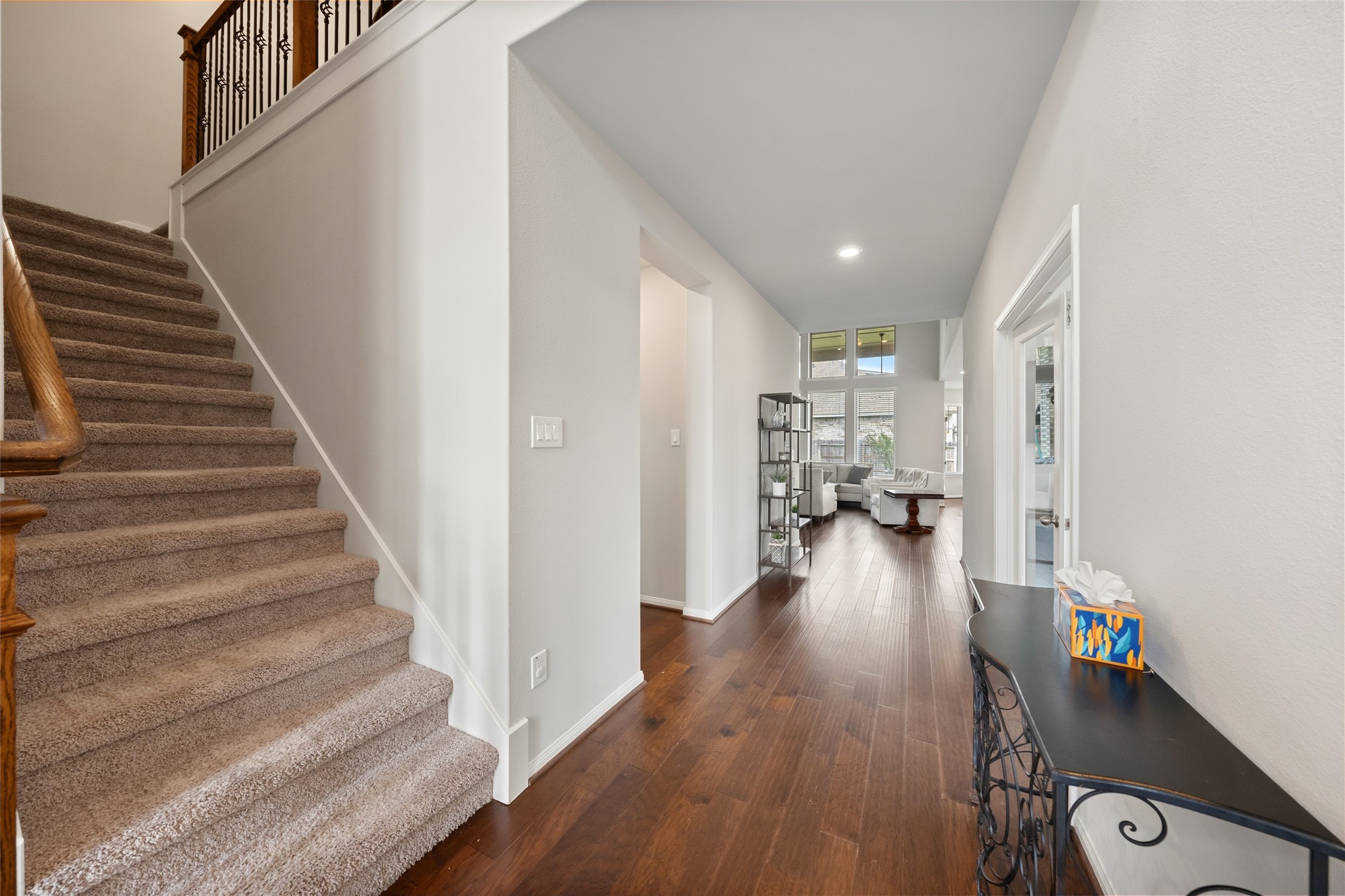 17323 Grand Canyon Road Conroe, TX 77302 - Photo 23 of 33 Soft treads on the stairway lead up to the game room and 3 additional bedrooms.