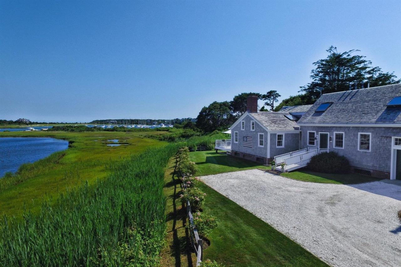 38 Bridge Street Chatham, MA 02633 - Photo 27 of 28 a aerial view of a house with a yard