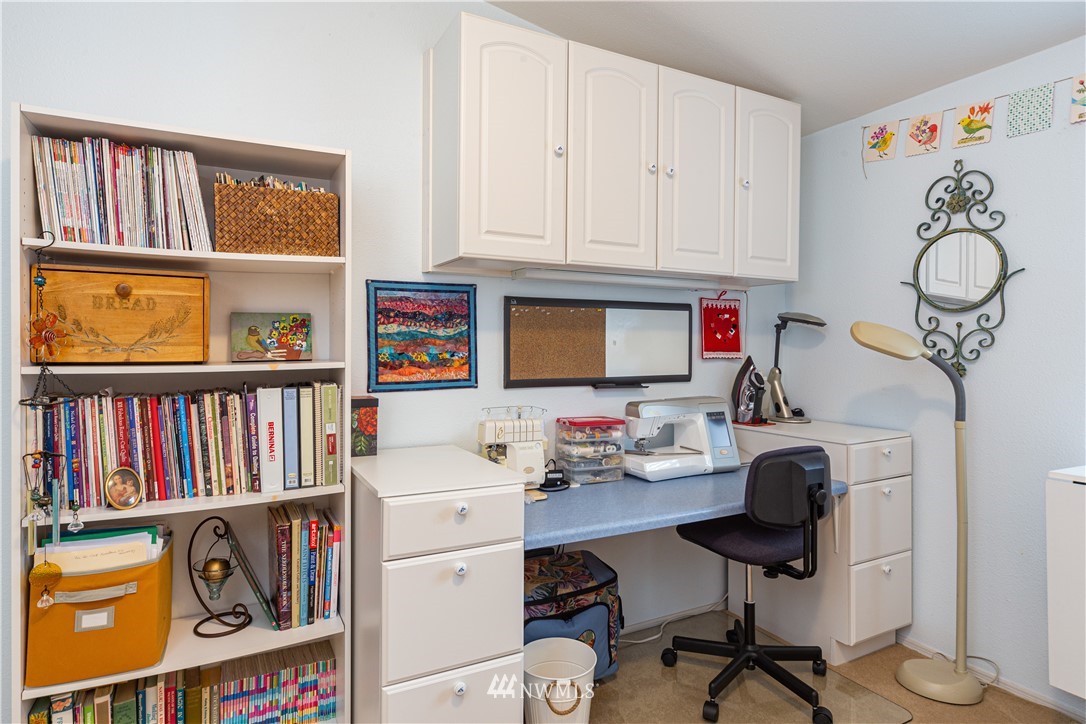 364 Port Hadlock Heights Road Port Hadlock, WA 98339 - Photo 20 of 30 a view of a workspace with furniture and a window