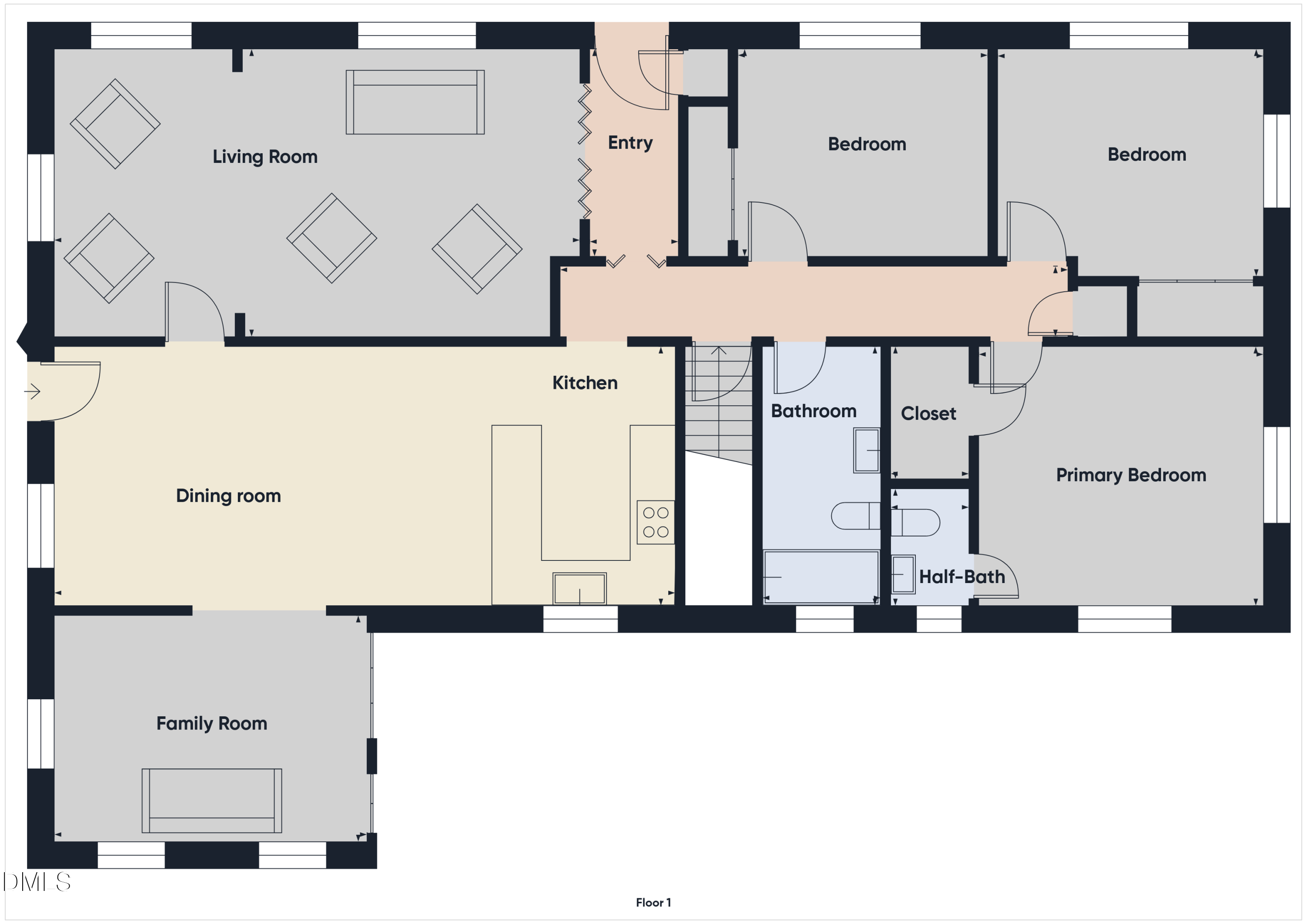 1012 Akron Avenue Durham, NC 27713 - Photo 40 of 43 a picture of a cabinet with a floor plan