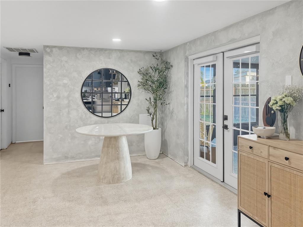 3922 Darlington Road Holiday, FL 34691 - Photo 6 of 30 a view of workspace with window and hardwood floor