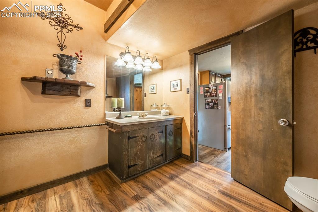 8419 3 R Road Beulah, CO 81023 - Photo 18 of 35 a bathroom with a sink a toilet and shower