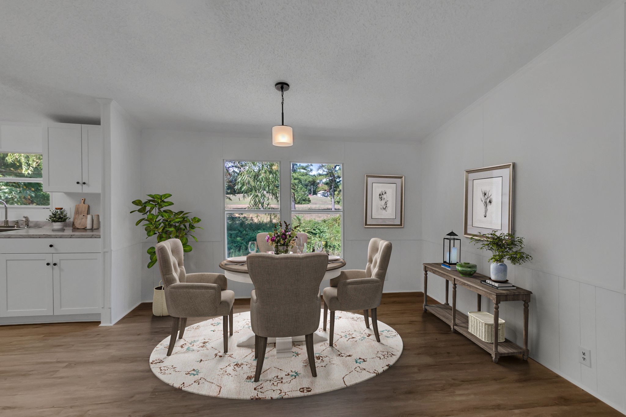 326 Highway 232 Dover, TN 37058 - Photo 9 of 38 a view of a dining room with furniture window and wooden floor