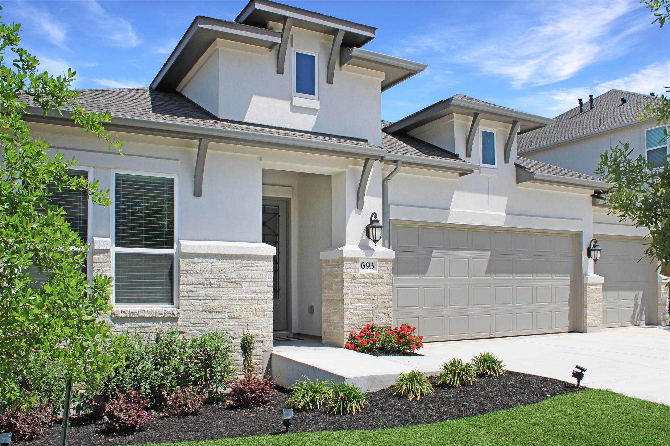 693 Jackson River Loop Kyle, TX 78640 - Photo 2 of 40 front view of house with a yard