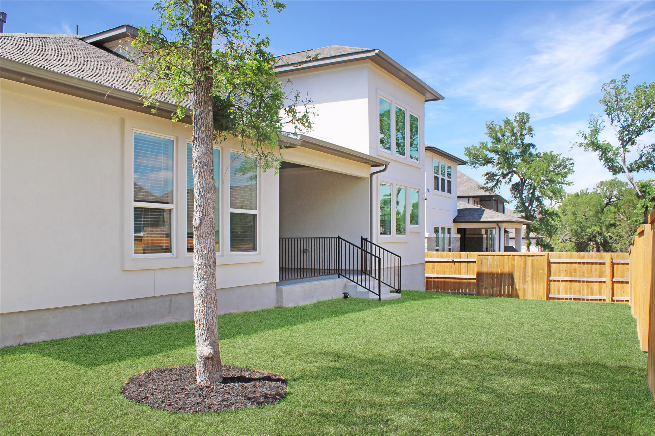 693 Jackson River Loop Kyle, TX 78640 - Photo 36 of 40 a front view of house with yard and seating