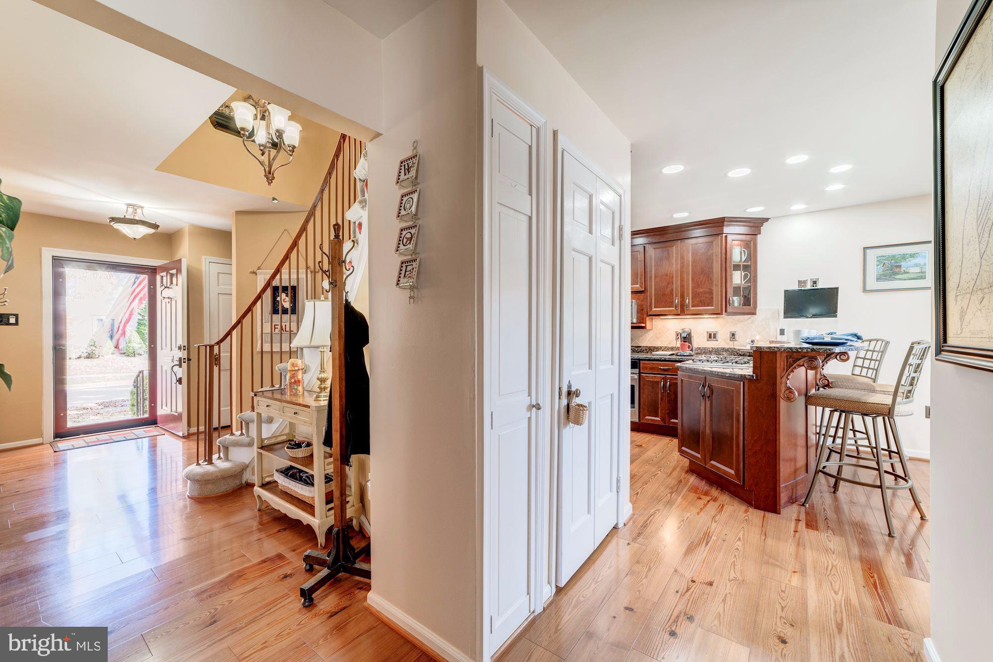6011 Queenston Street Springfield, VA 22152 - Photo 3 of 57 Reclaimed antique heart pine flooring main lvl