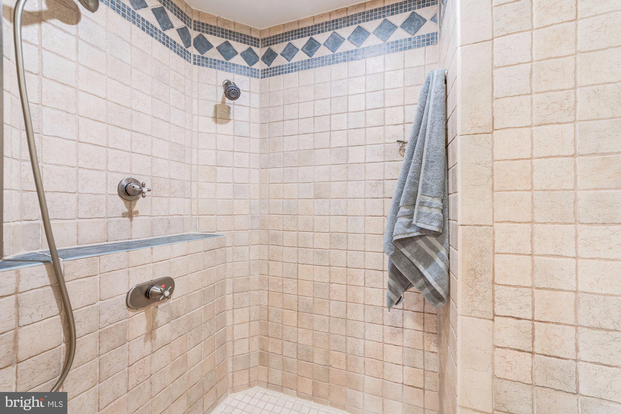 6011 Queenston Street Springfield, VA 22152 - Photo 27 of 57 dual shower heads & floor to ceiling tile