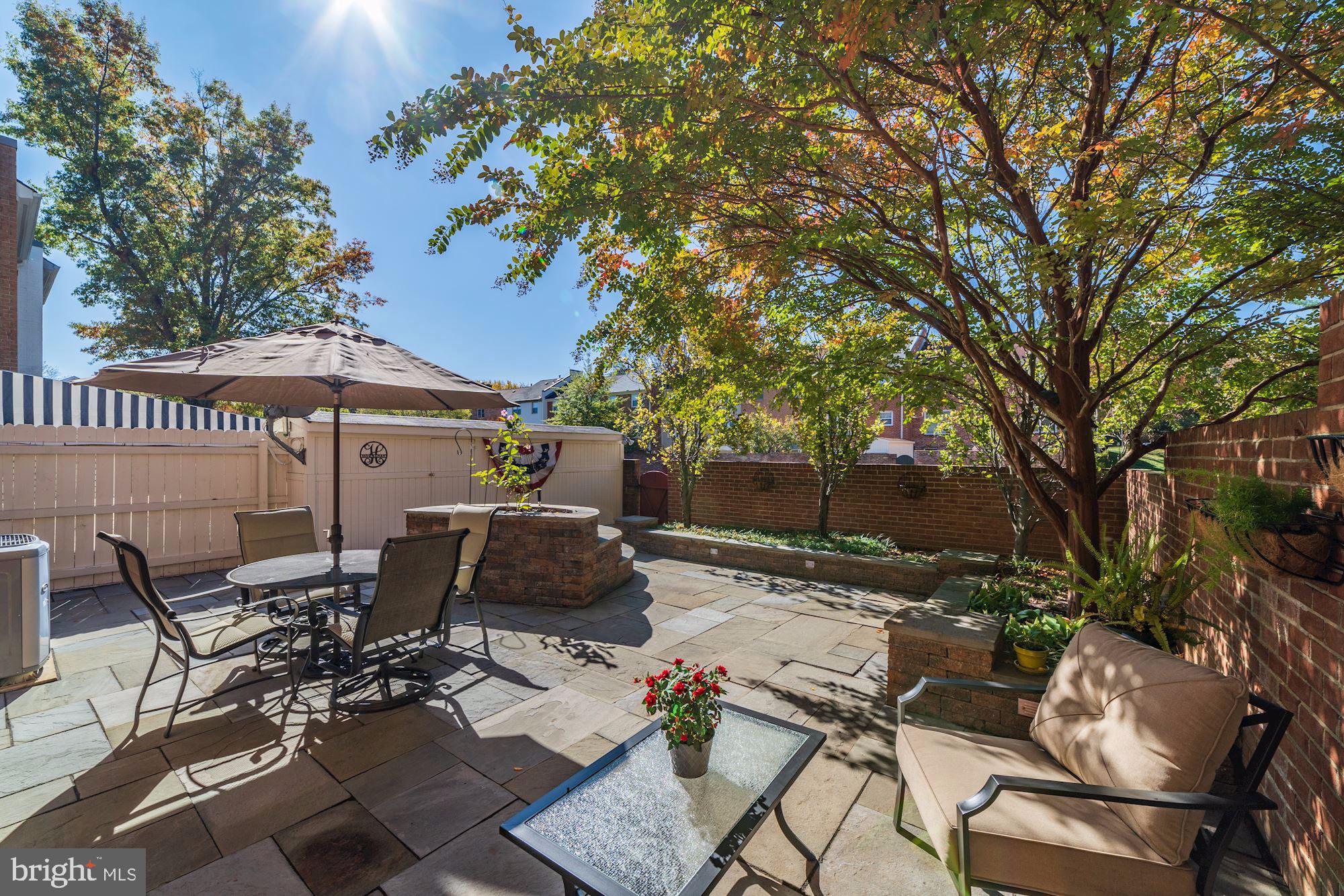 6011 Queenston Street Springfield, VA 22152 - Photo 37 of 57 Flagstone patio with built-in lighting