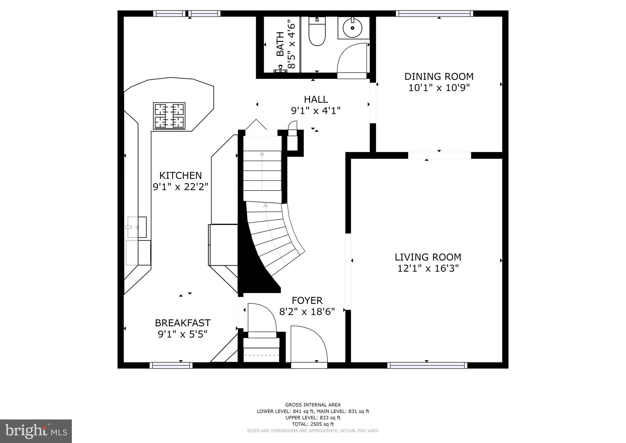 6011 Queenston Street Springfield, VA 22152 - Photo 55 of 57 Main Level Floorplan