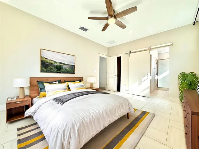 a view of an empty room